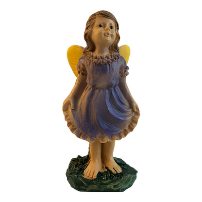6085 - Gorgeous Purple Garden Fairy Figurine with Vibrant Colors and Detailed Design for Outdoor Decor |5-3|