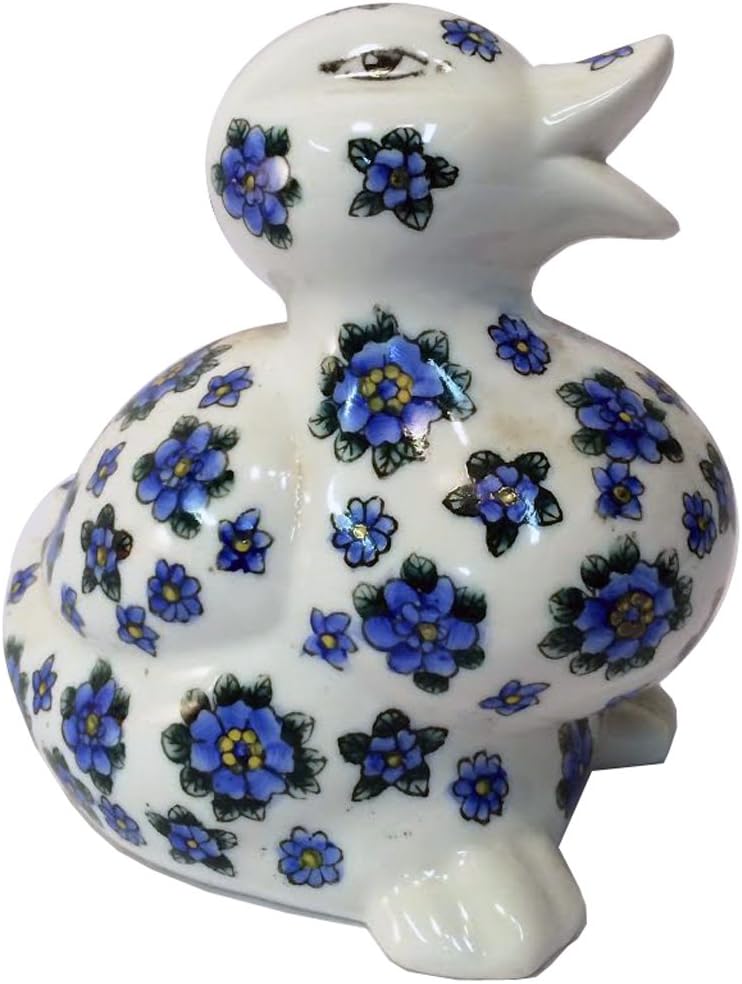 6098 - 5.5" Blue Duck - Flowered - [Z-12]