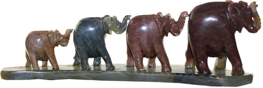 6102 - 7" 4 Tan Elephants - Chain - |Z-92|