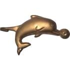 611 - Stylish Brass Dolphin Hook Wall Mount for Home Decor Coat and Hat Racks |26-B|