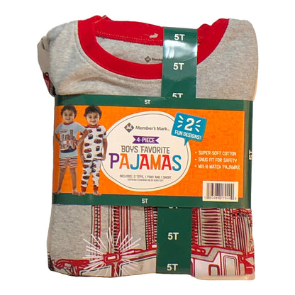 6137 - Boys Pajamas 2 Designs 5T |20-18|