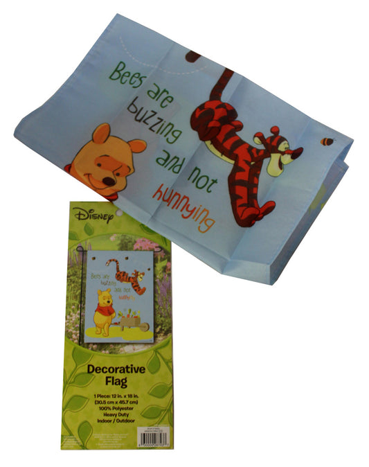 6138 - Bees Are Buzzing 12x18 Flag - |H-33|