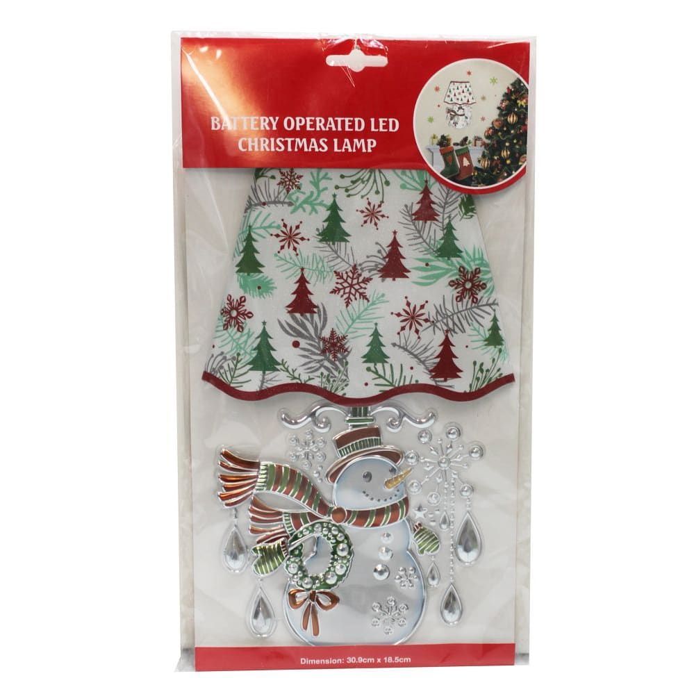 613 - LED Christmas Lamp Trees Snowman - |Pod 2-3|