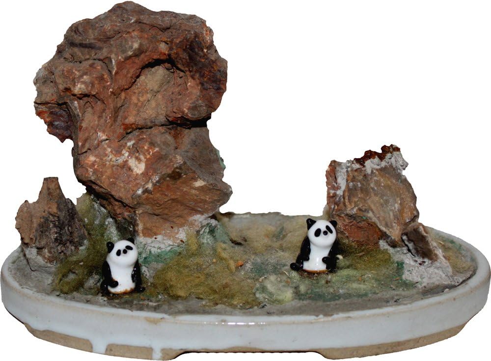 6145 - 8" 2 Color Pandas - Big Rocks - [Z-78]