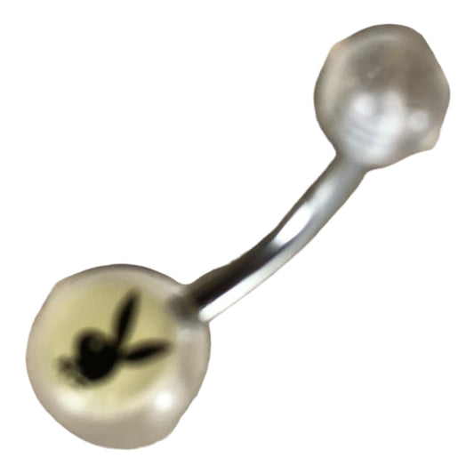 6173 - Playboy Bunny Belly Ring - |Clear-136|