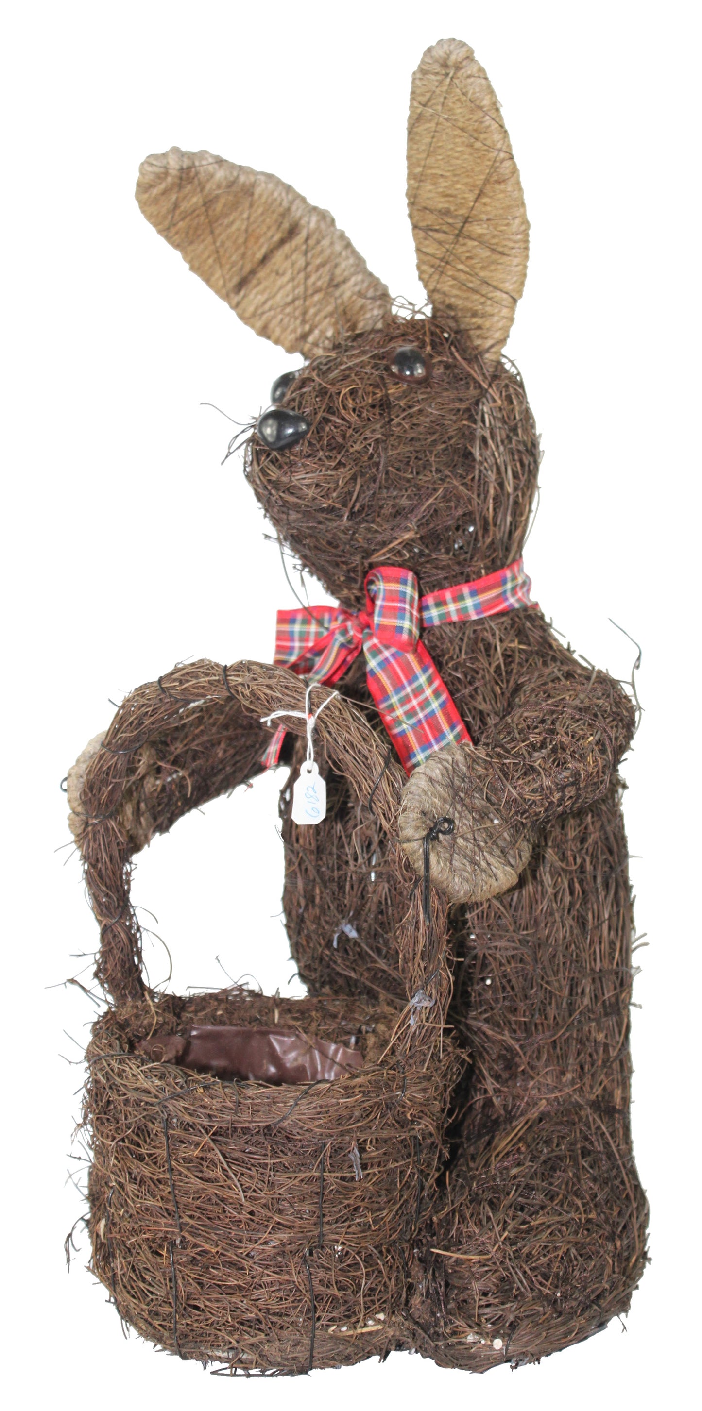 6182 - 18" Dried Vine Bunny Planter - |Z-72|