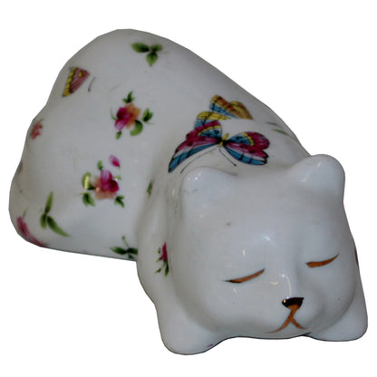 6190 - 7" White Cat - Butterflies - |IT Z|