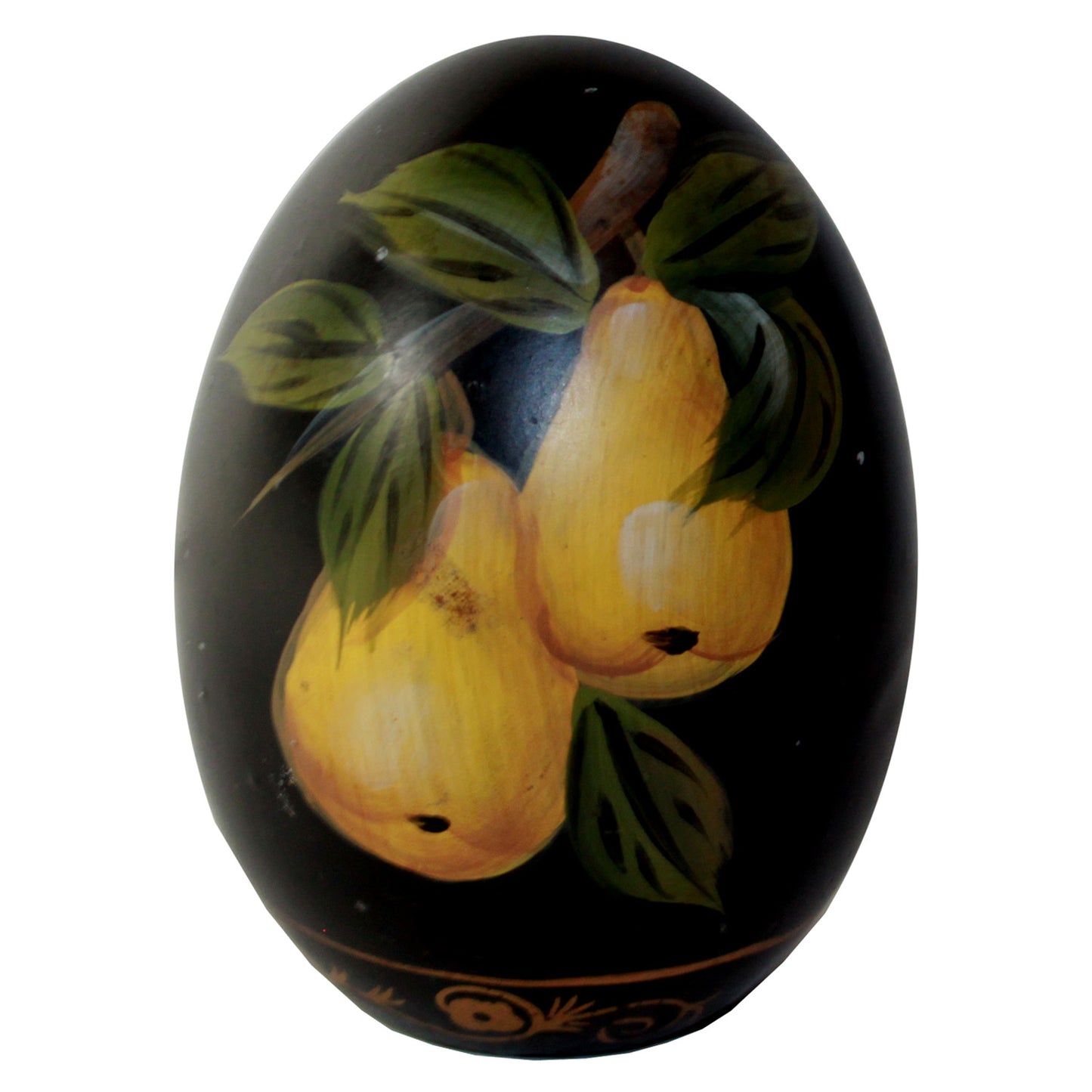 6191 - 4" Black Egg - Pear - |3-12|