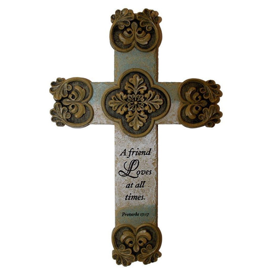 619 - Proverbs 17:17 Cross 12" |16-23|