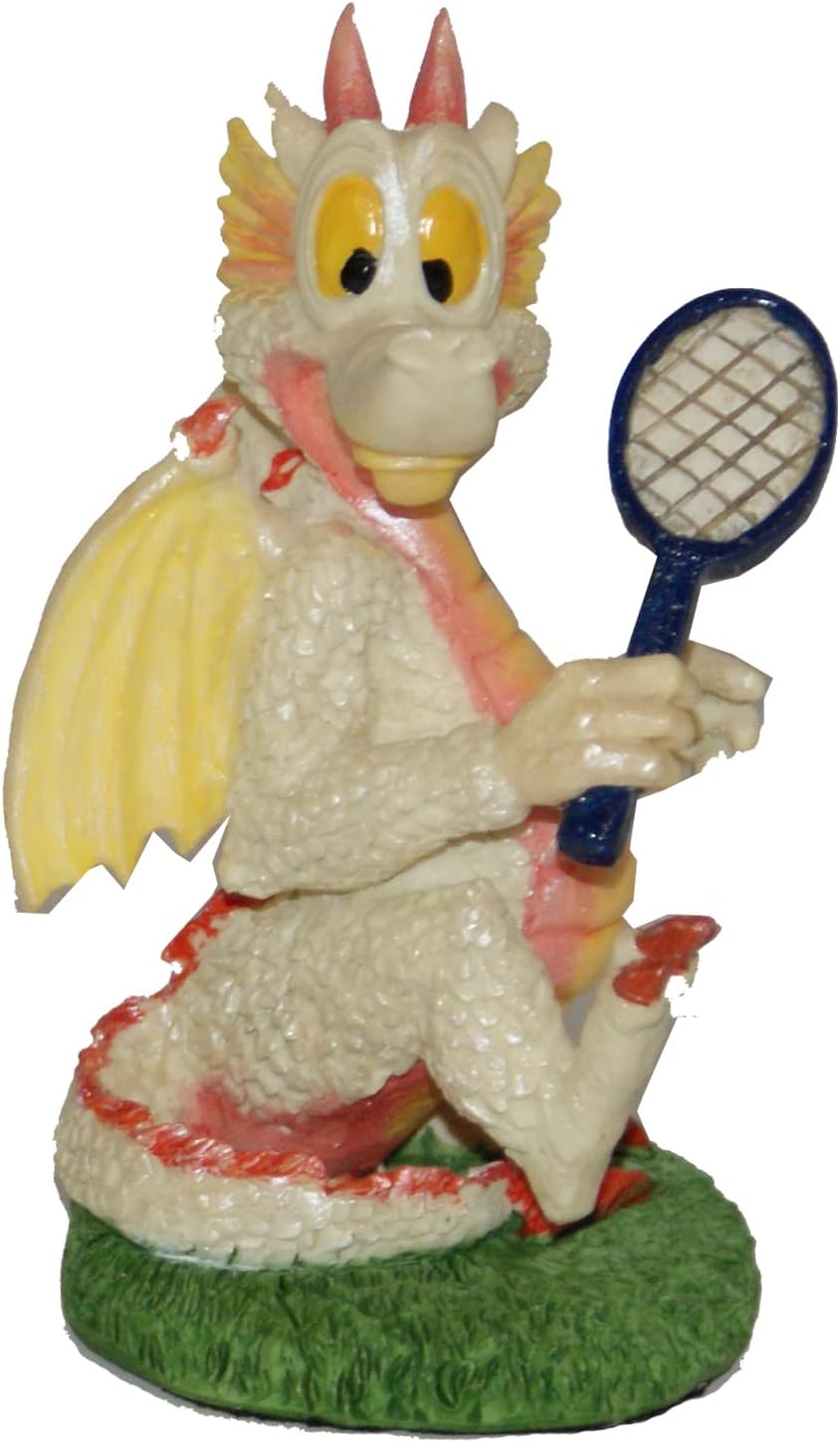 6202 - 4" White & Pink Dragon - Tennis - |Z-53|