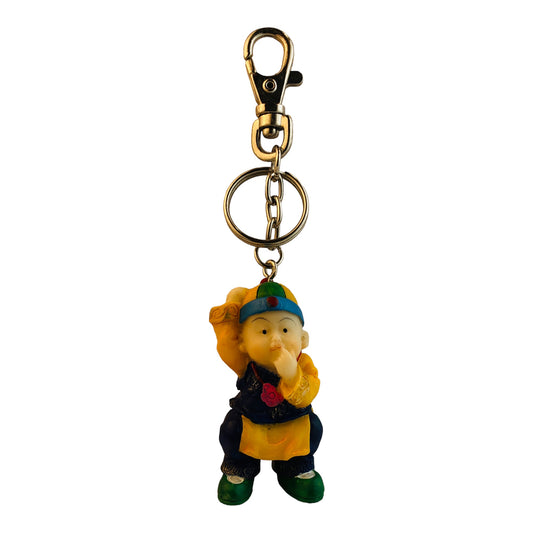 6204 - Boy Keychain Blue Yellow Outfit - |DVD-35|