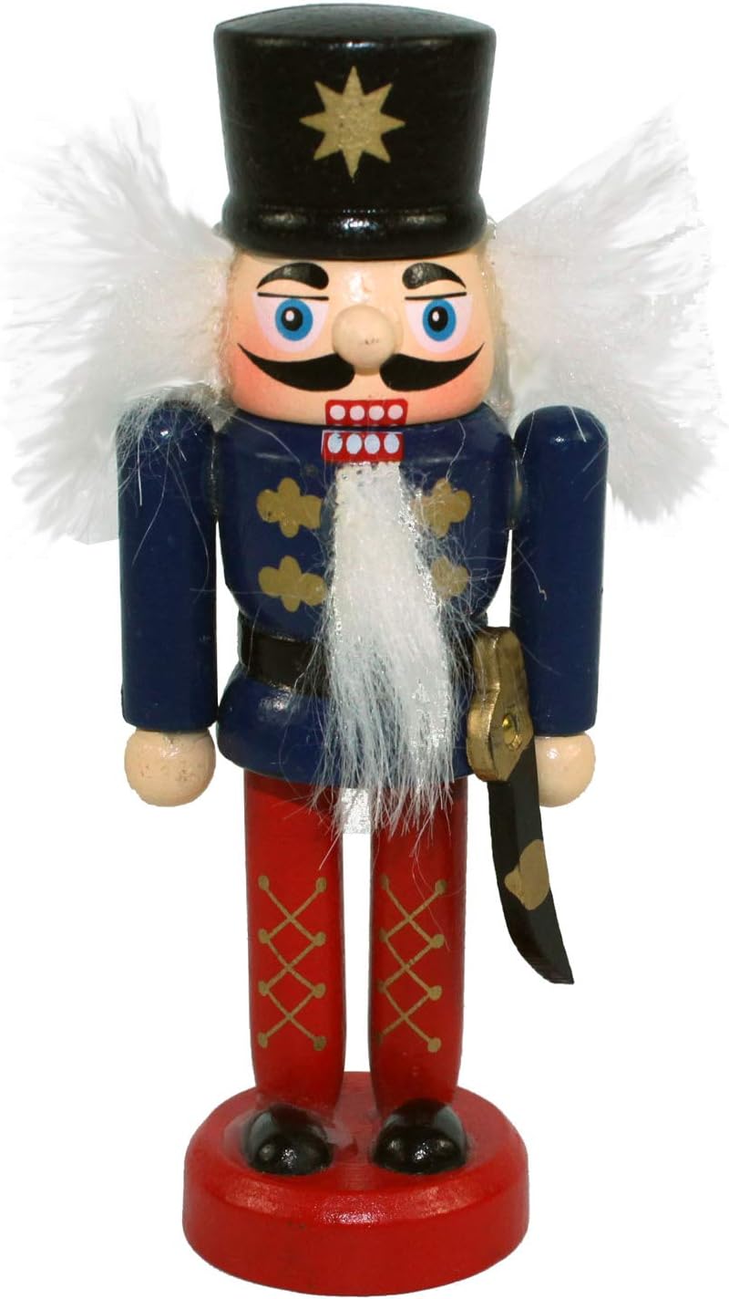 6208 - 4.5" Nutcracker Blue w/Sword - [Pod 2-1]