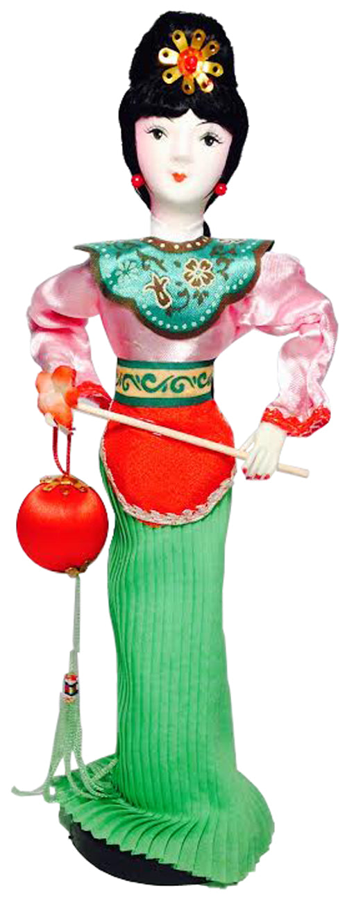 6219 - 10" Pink Woman Doll - Ball #4 - |X-18|