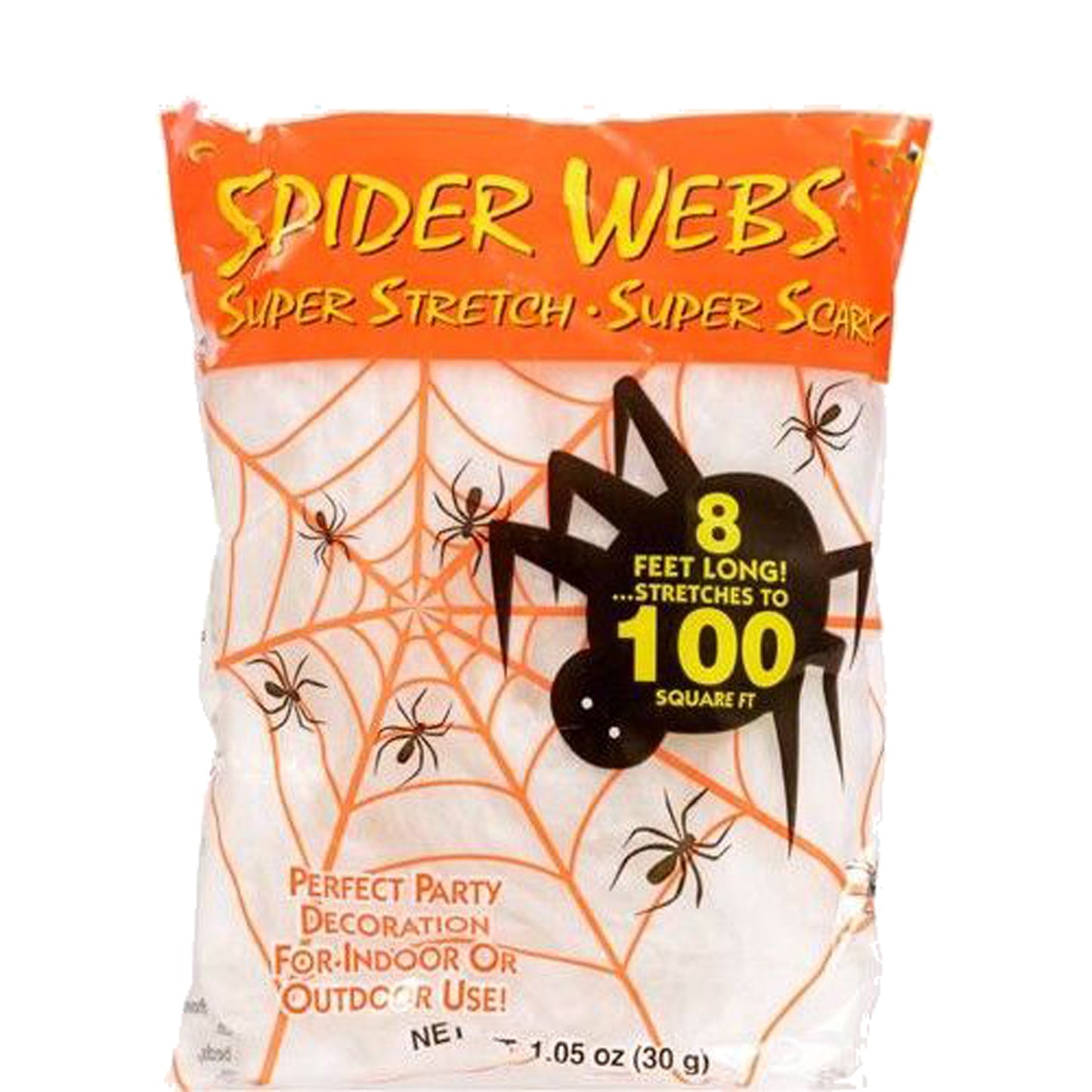 6285 - 2 Pack Spider Web Super Stretch 8 Ft |Pod 1-28|