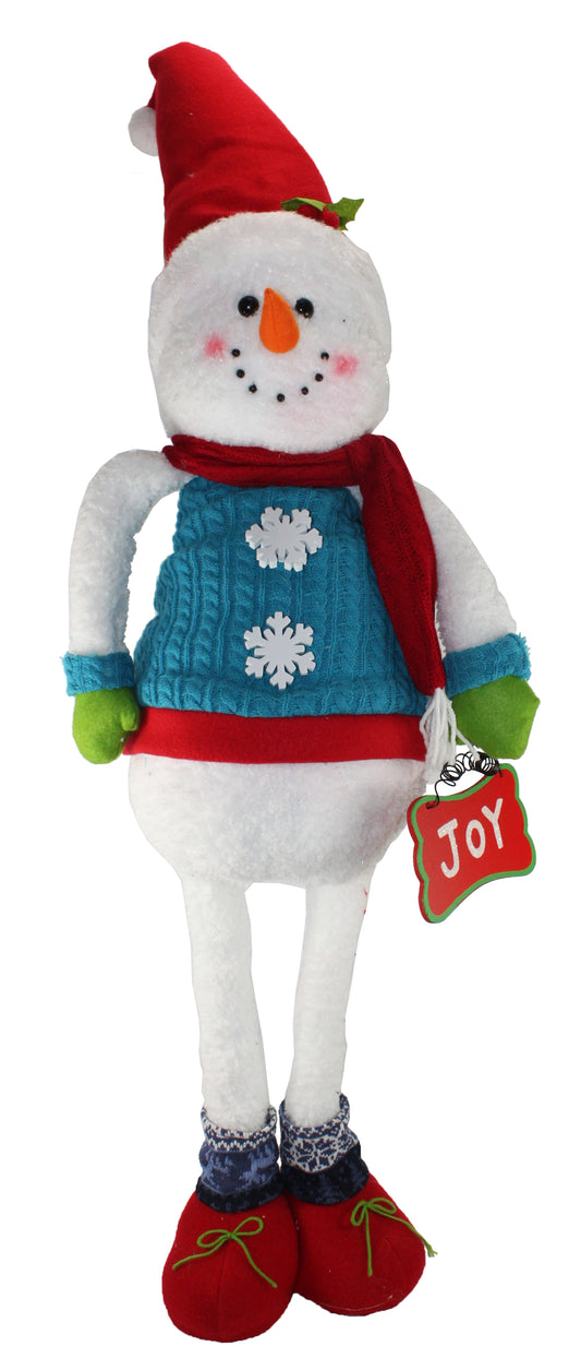 6290 - 42" Snowman Plush Door Greeter Christmas Decoration |Pod 2-29|