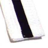 630 - Belt 1 White w/Black Stripe