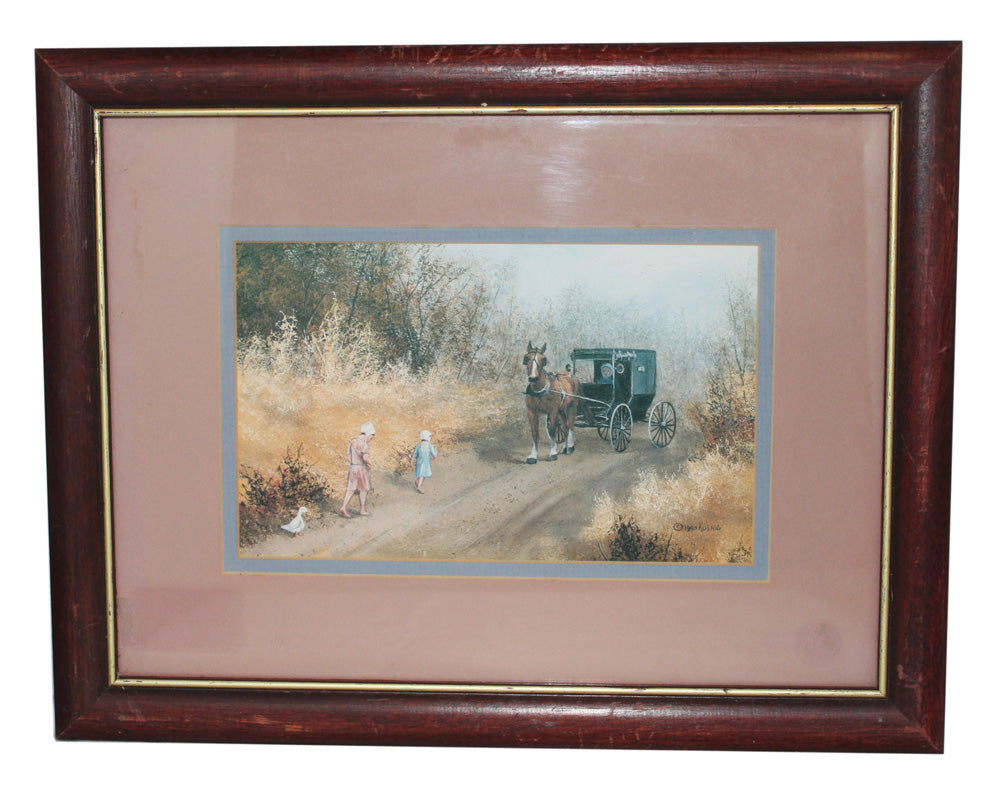 6326 - 8x10 Koenig Horse Buggy Signed Print - |5-1|