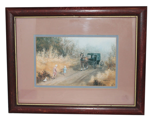 6326 - 8x10 Koenig Horse Buggy Signed Print - |5-1|
