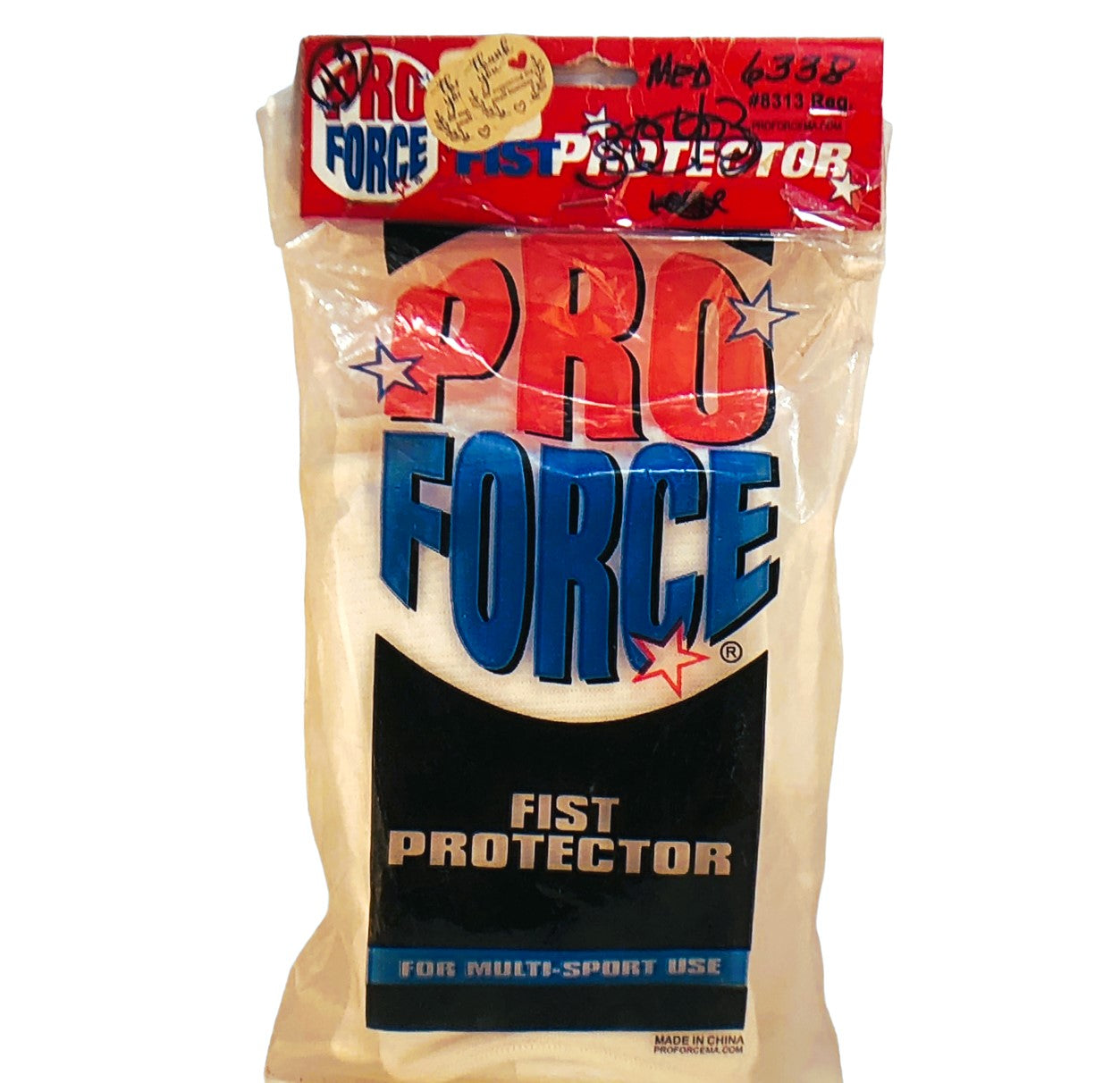 6338 - Fist Protector Med/Reg White |GR-68| (Processed)