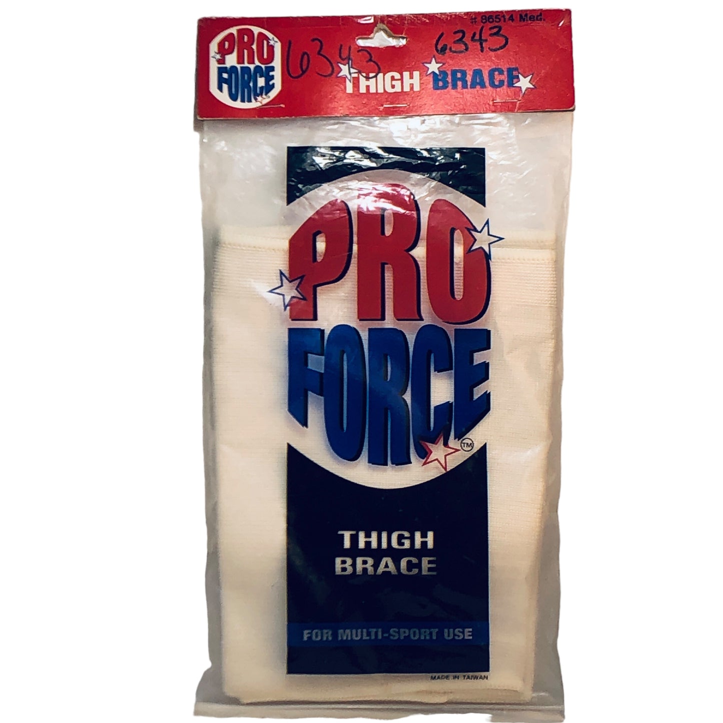 6343 - Thigh Brace Medium White Cloth - |GR-68|