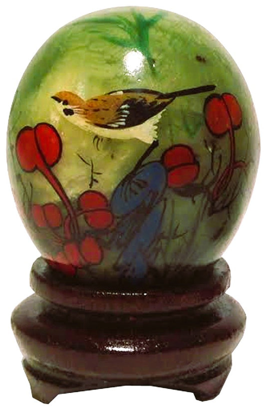 6346 - 1" Green Egg - Brown Bird - |9-7|