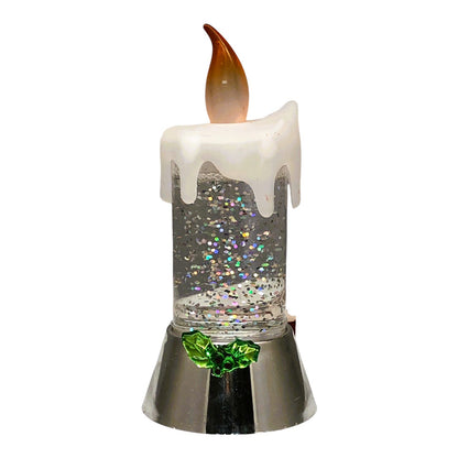6357 - LED Candle Snow Globe 5" |Pod 2-43|