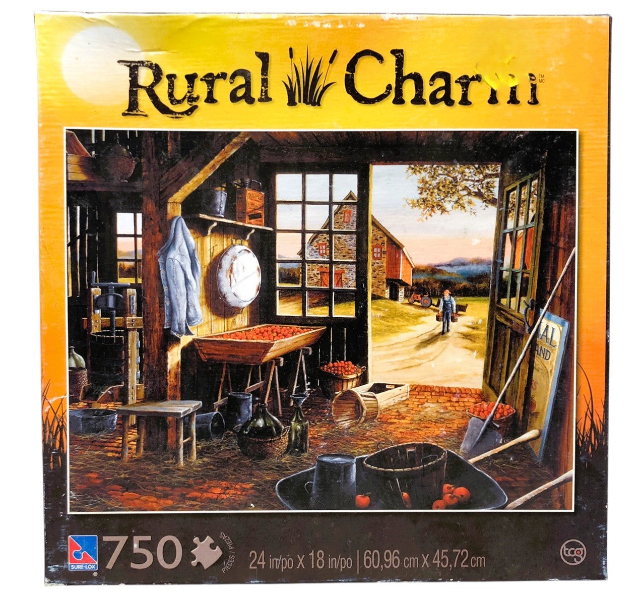 6358 - Vintage Rural Charm Older Season Theme Jigsaw Puzzle In Used Condition |GR-18|