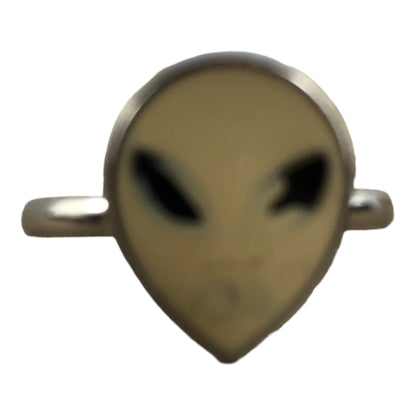 6400 - White Alien Ring - |Clear-135|