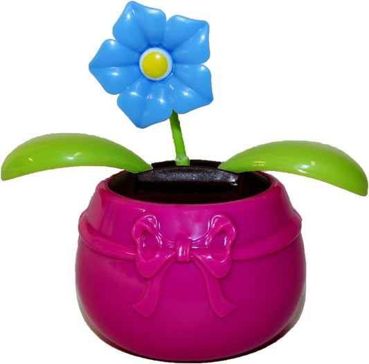 6402 - Solar Flower Blue Pink Pot - |R-88 Garage|