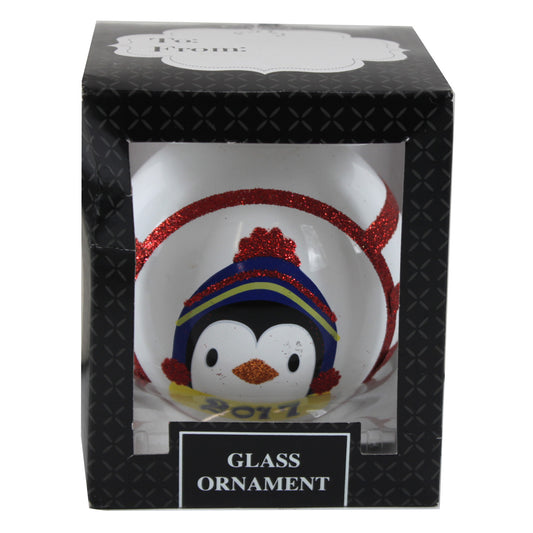 6427 - 2017 Penguin Glass Ornament |Pod 2-62|
