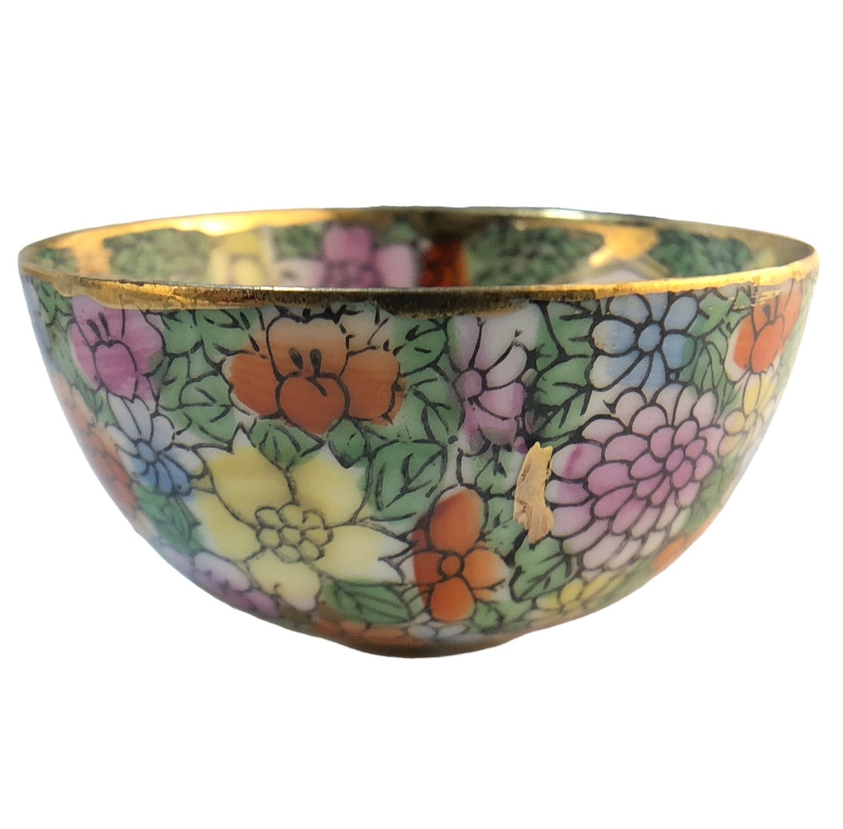 6525 - 4 Oriental Satsuma 2" Bowls |A-13|