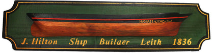 6540 - J Hilton Ship Builder Plaque 25   6X26" - |13-20|