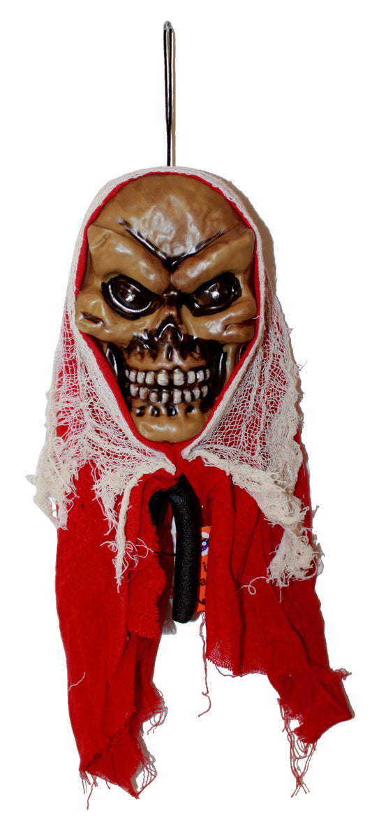 6562 - 17" Light Up Hanging Skull Red - |Pod 2-28|