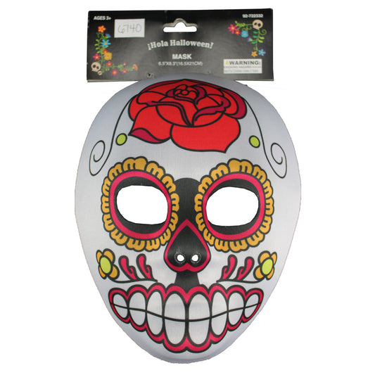 6740 - Day of the Dead Mask With Pink - |Pod 2-23|
