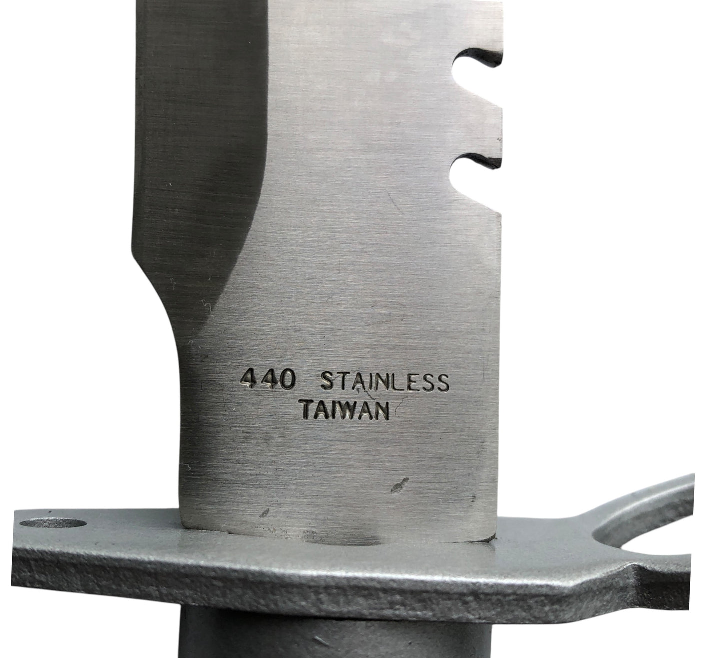 6764 - Survival Knife 12" Silver Sharpener, Fishing Hooks And Line, Matches, Needles Weights |105|Store|