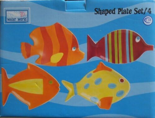 6794 - Water World Shaped Plates Set/4 - |R-60 Garage|