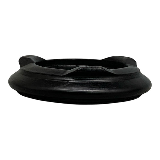 7936 - 4.5" Small Black Candle Holder - Decorative Taper Stand |22-13|