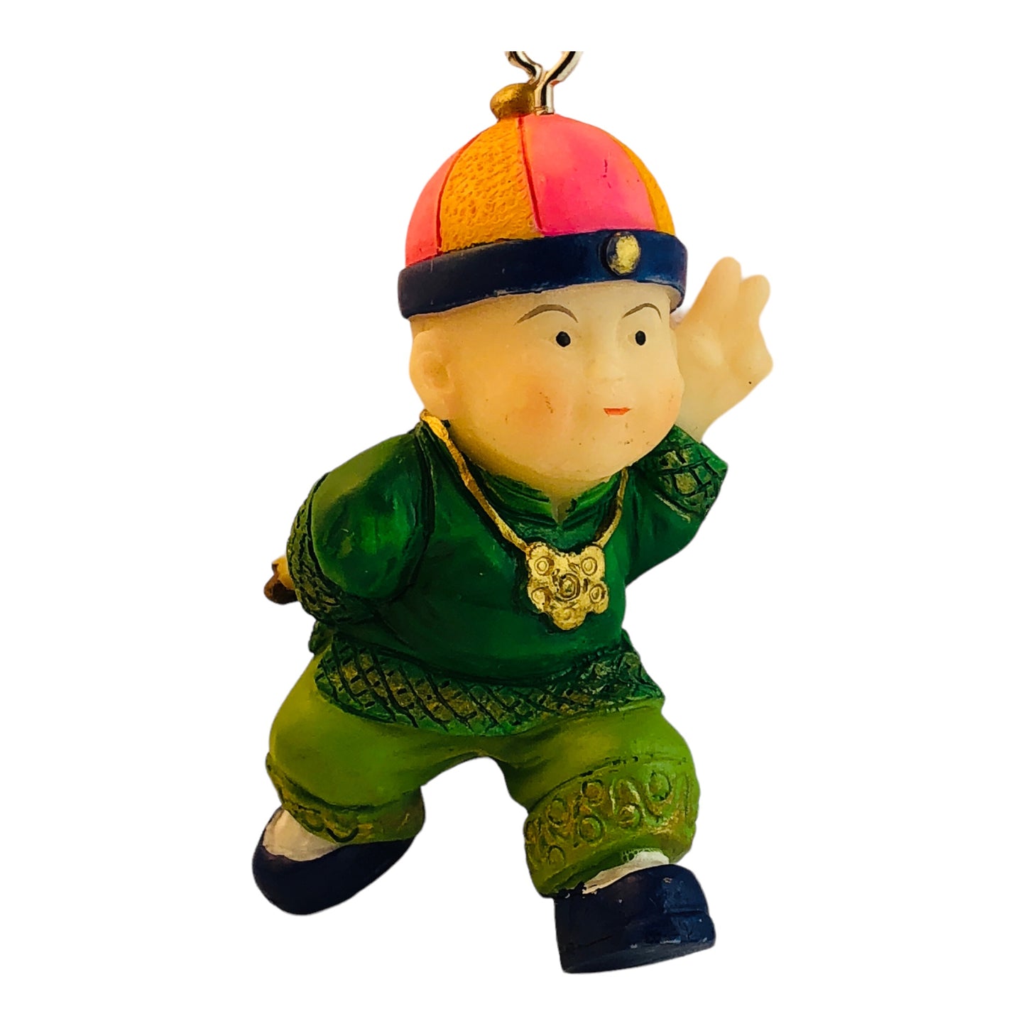 6830 - Green Outfit Boy Keychain - |DVD-37|