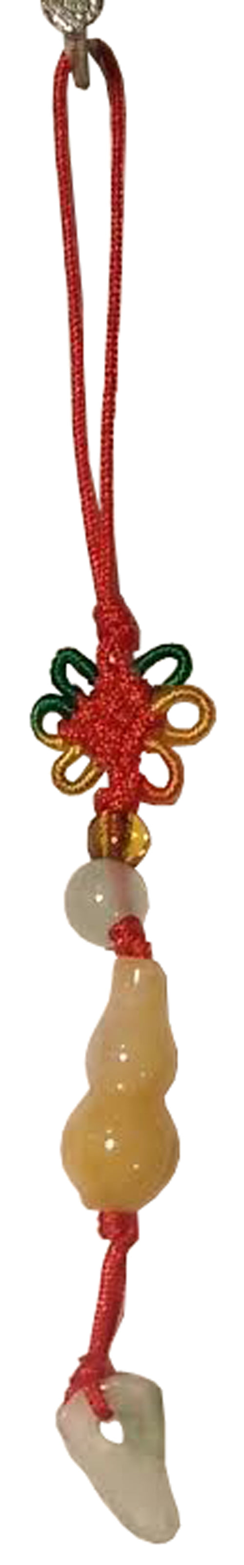 6835 - Tan Bag of Wishes Charm - |Clear-142|