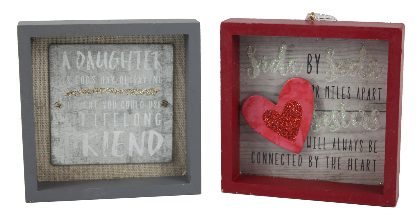 6867 - Sisters Side By Side Pics 3.5"x3.5" |5-15|