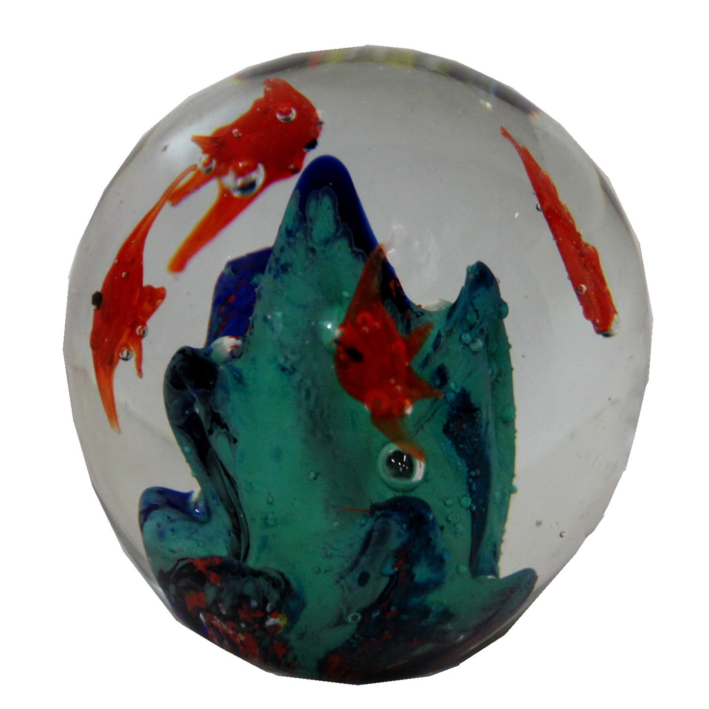 6898 - 3" Glass Globe - Fish Feeding - |Z-77|