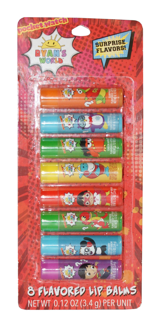 6922 - Ryan's World 8 Lip Balms - |BA-4|