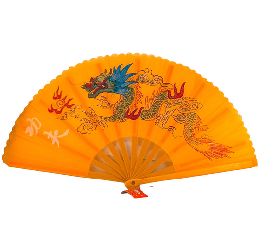 6949 - 13" Yellow Fan - Dragon - 25-B : AM COOL BEANS