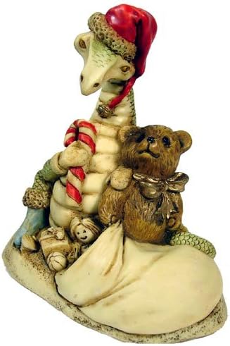 6974 - 4" Color Dragon - Santa Teddy - |Z-22|
