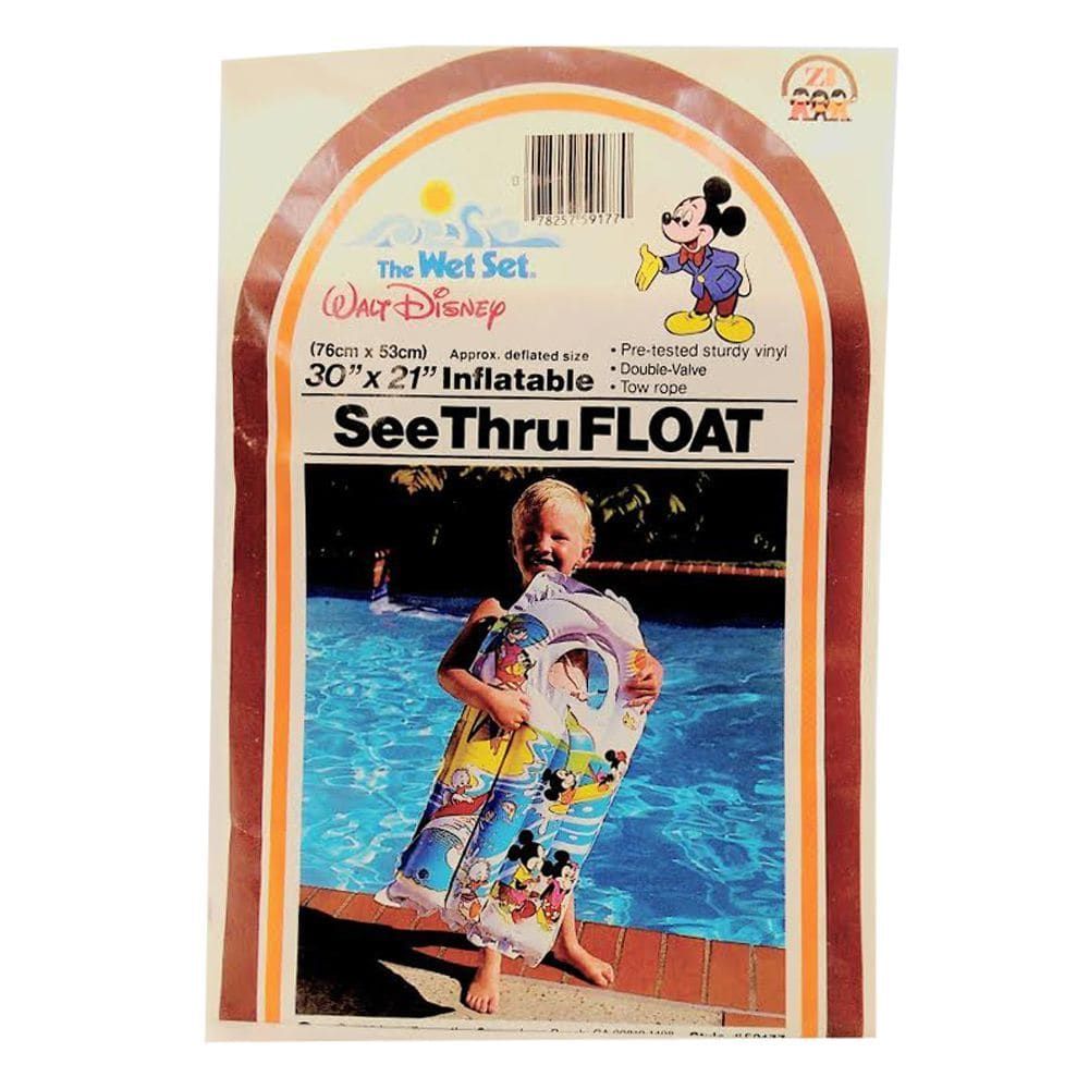 697 - Set of Two DISNEY MICKY MOUSE, DONALD DUCK See Thru Float 30"x21" Mickey Mouse |12-25|