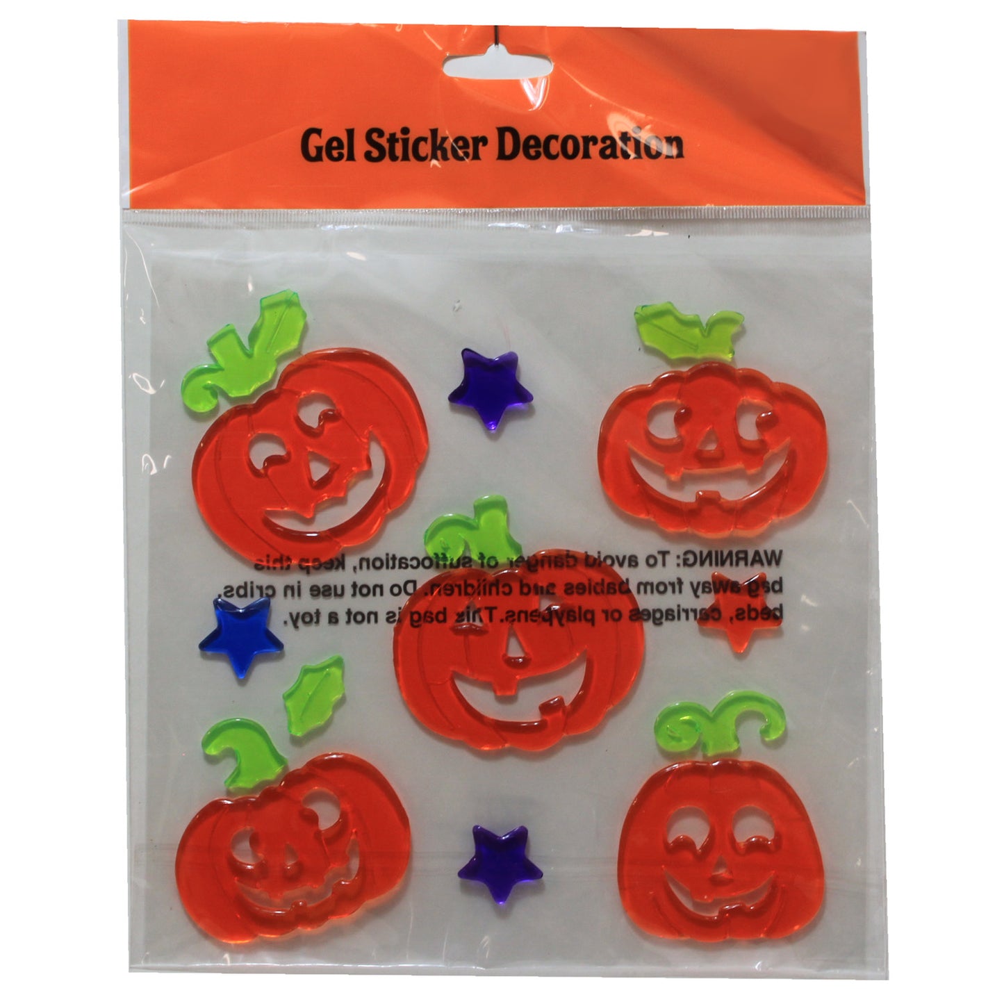 6986 - Pumpkin Gel Sticker - |9-2|