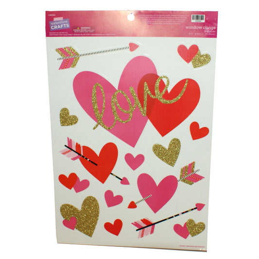 7000  - LOVE Valentines Clings - |9-2|