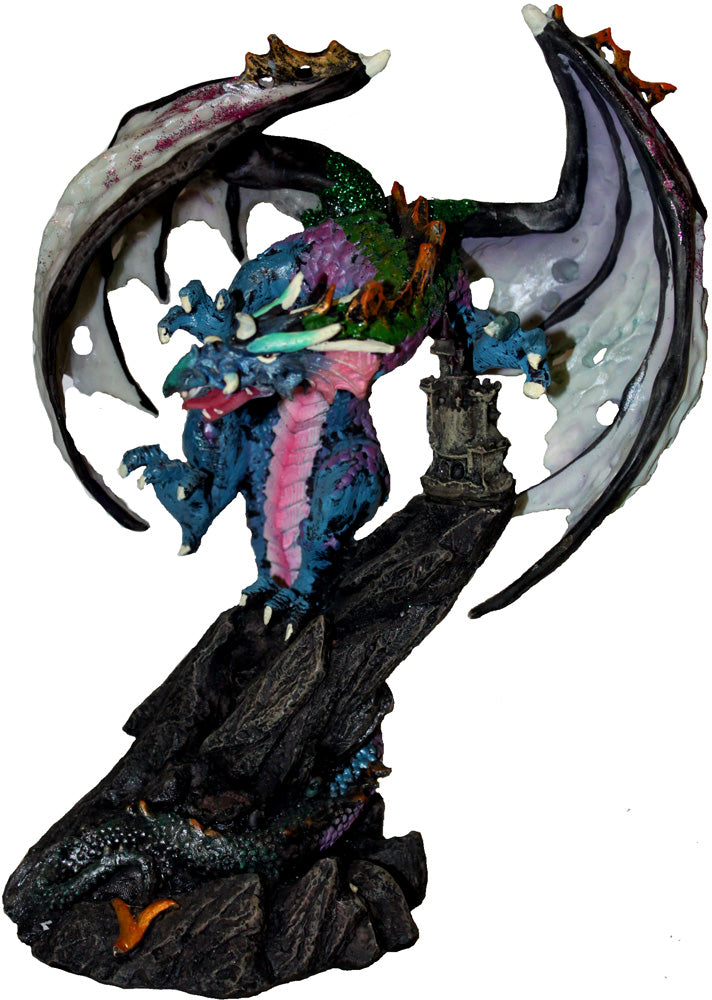 7012 - 9" Rainbow Dragon - Attacking - |Z-10|