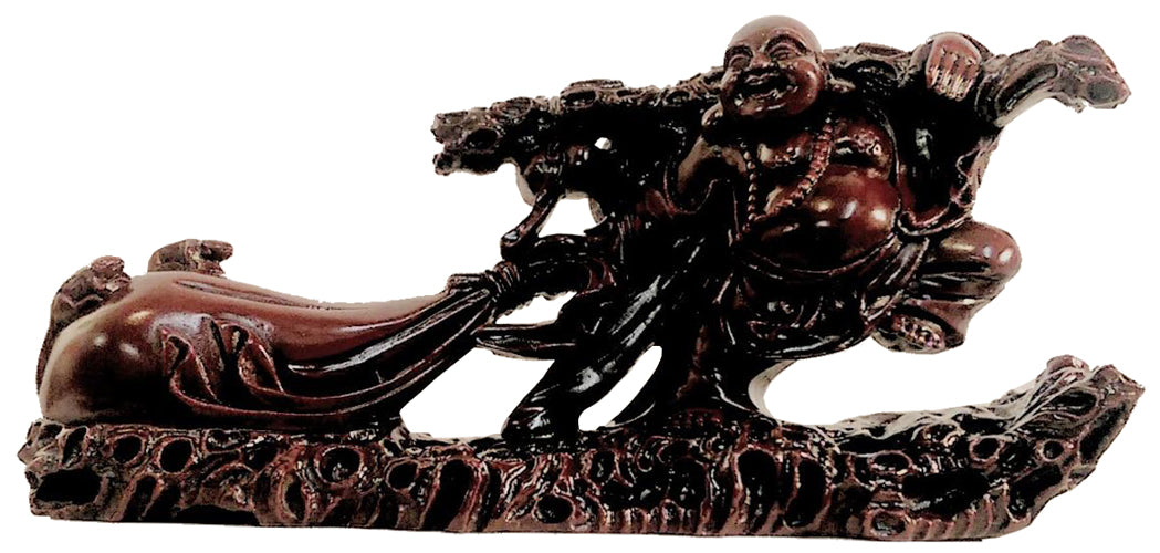 7015 - 6" Red Buddha - Dragging Bag - |X-27 End|