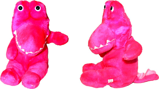 7041 - 10" Hot Pink Plush Alligator - |H-59|